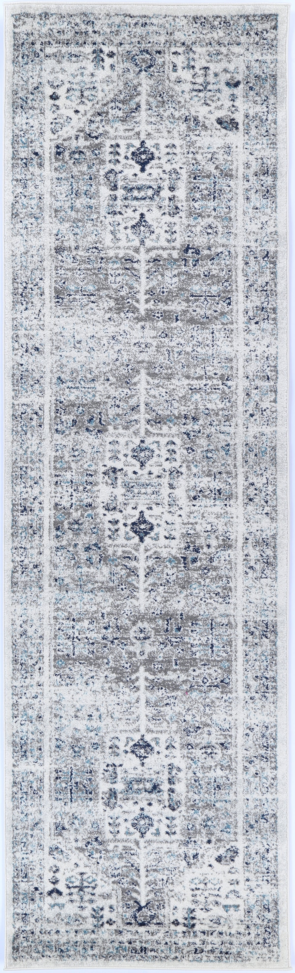 Alpine Cream Blue Traditional Rug