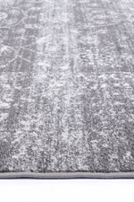 Alpine Grey Transitional Round Rug