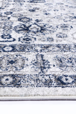 Alpine Navy Cream Traditional Rug