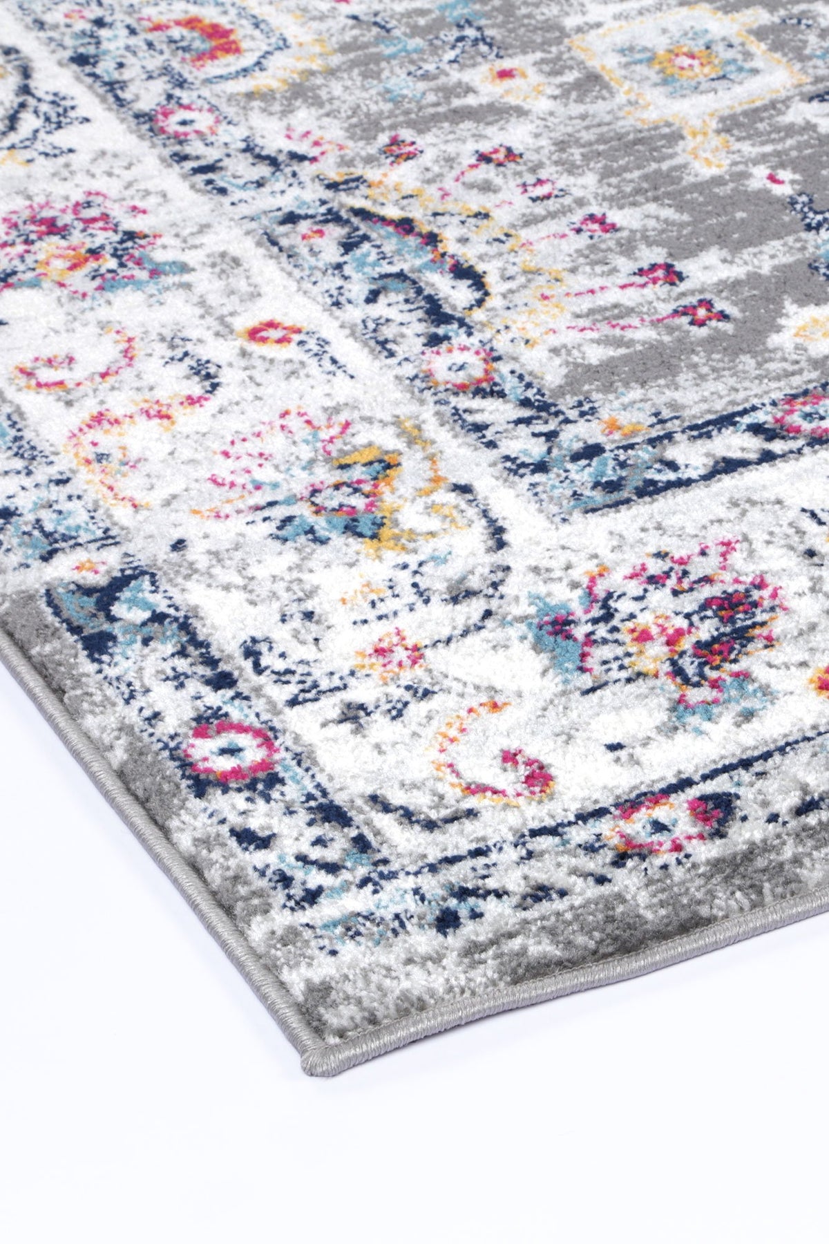 Alpine Grey Multi Traditional Rug