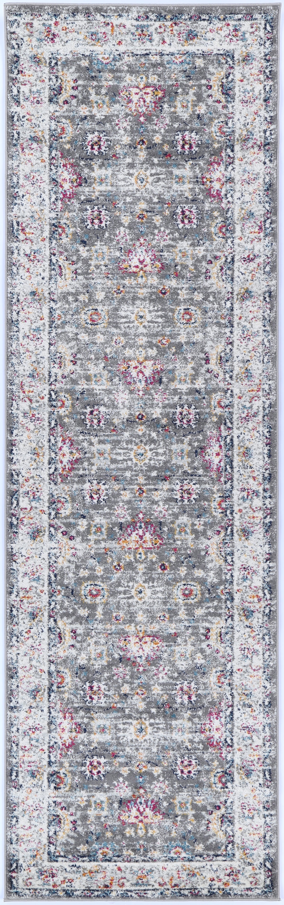 Alpine Grey Multi Traditional Rug