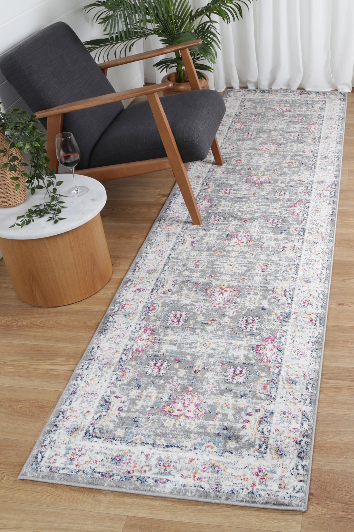 Alpine Grey Multi Traditional Rug