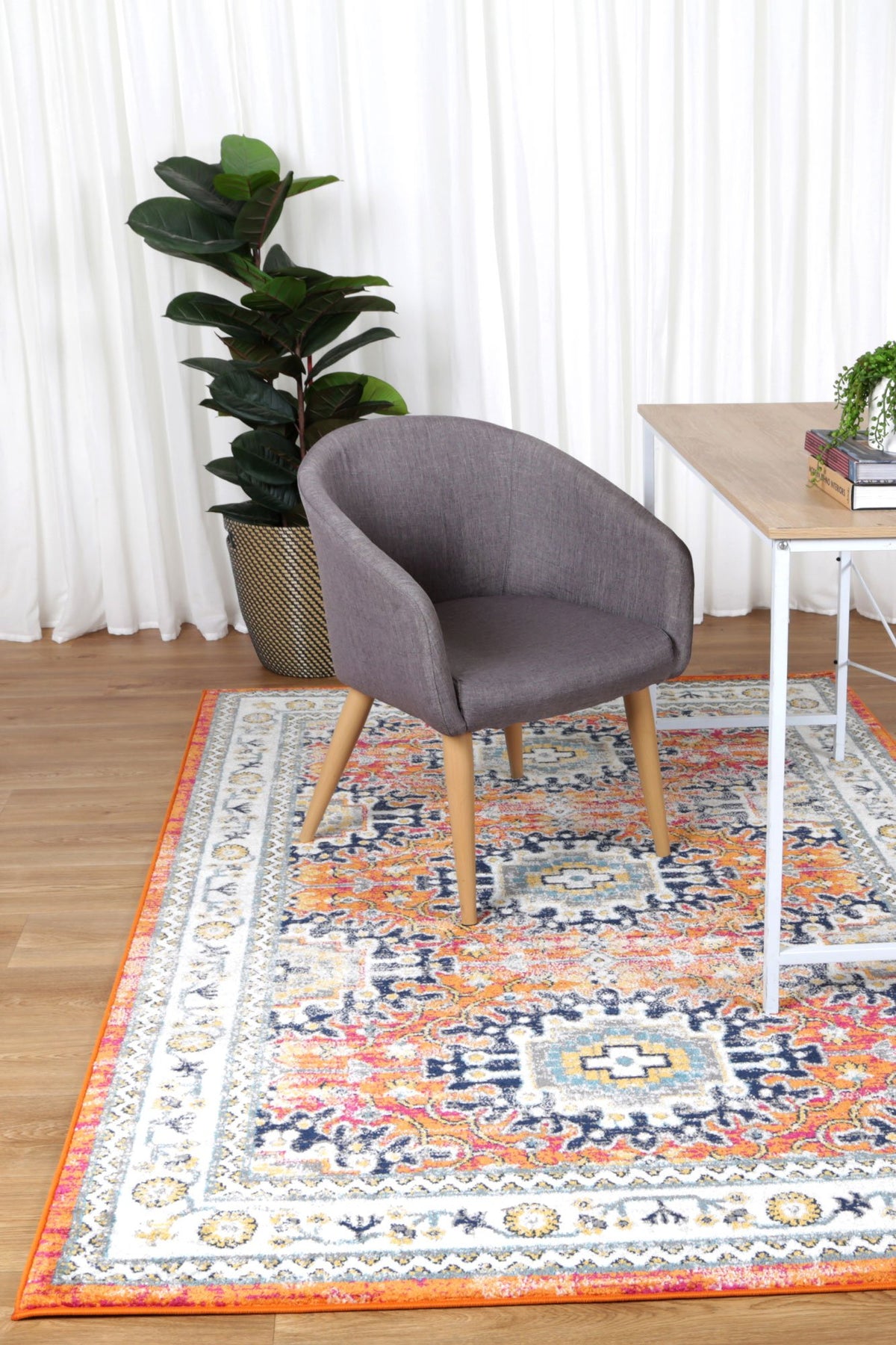 Alpine Rust Multi Traditional Rug