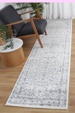 Alpine Cream Navy Floral Rug