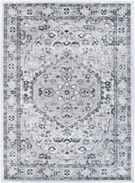 Alpine Cream Navy Floral Rug