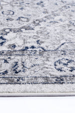 Alpine Cream Navy Floral Rug