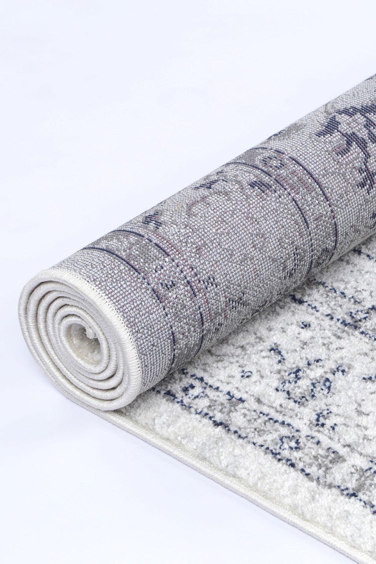 Alpine Cream Navy Floral Rug