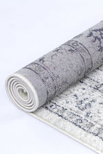 Alpine Cream Navy Floral Rug