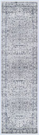 Alpine Cream Navy Floral Rug