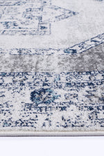 Alpine Navy Cream Ancient Rug
