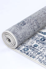 Alpine Navy Cream Ancient Rug