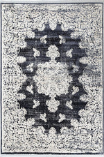 Dante Medallion Navy Rug - The Rugs