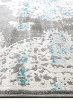 Dante Medallion Blue Rug - The Rugs