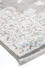 Dante Medallion Blue Rug - The Rugs
