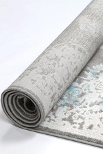Dante Medallion Blue Rug - The Rugs