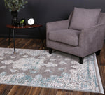 Dante Medallion Blue Rug - The Rugs