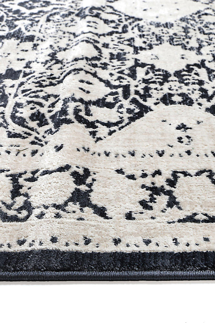 Dante Manne Navy Rug - The Rugs