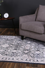 Dante Manne Navy Rug - The Rugs