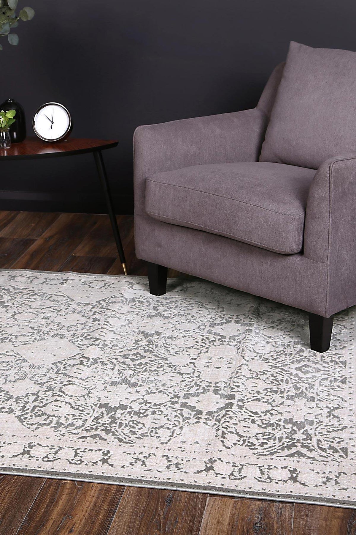 Dante Manne Grey Rug - The Rugs