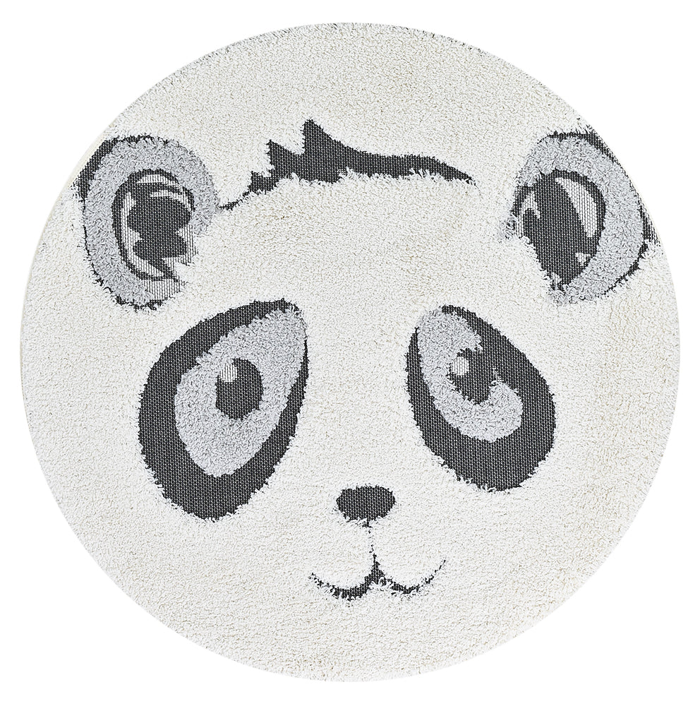 Kingdom Cream Ivory Kids Plush Panda Rug, [cheapest rugs online], [au rugs], [rugs australia]