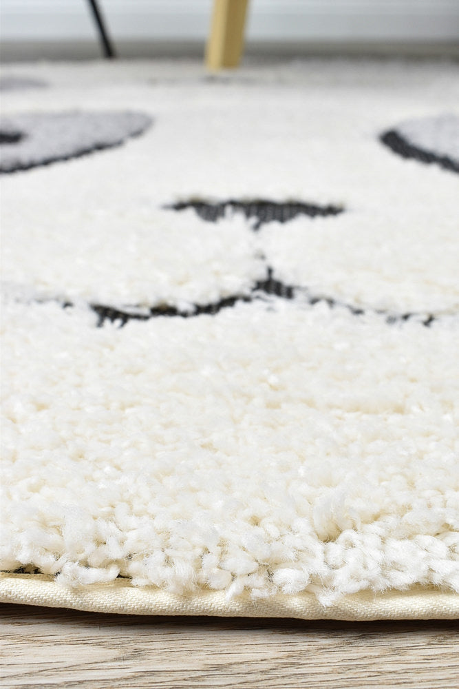 Kingdom Cream Ivory Kids Plush Panda Rug, [cheapest rugs online], [au rugs], [rugs australia]