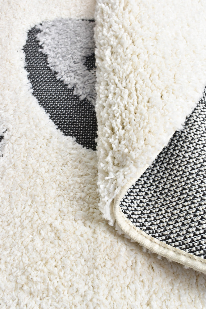 Kingdom Cream Ivory Kids Plush Panda Rug, [cheapest rugs online], [au rugs], [rugs australia]