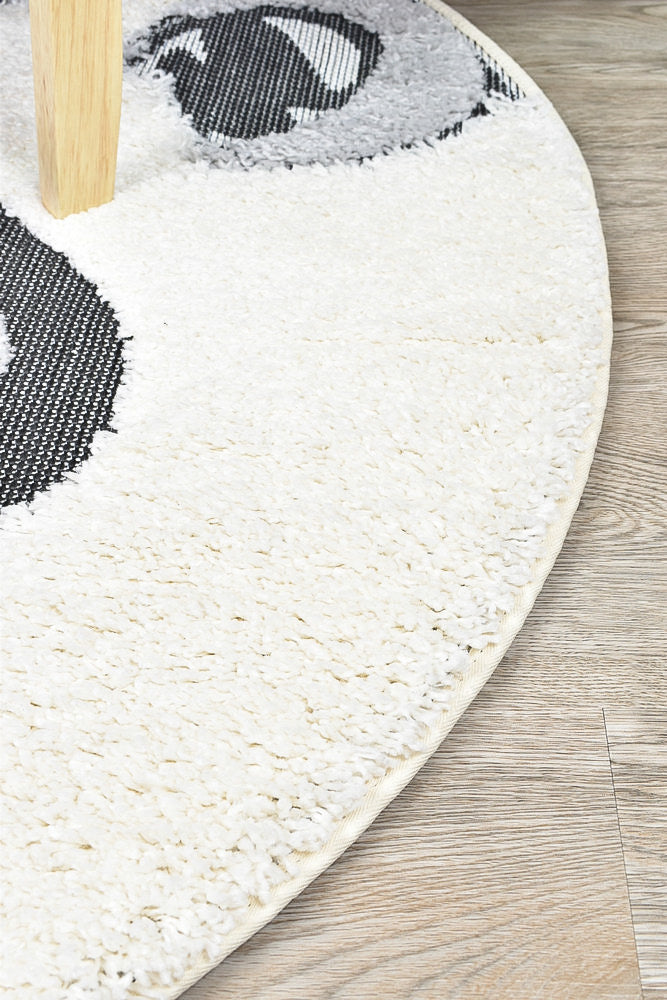 Kingdom Cream Ivory Kids Plush Panda Rug, [cheapest rugs online], [au rugs], [rugs australia]
