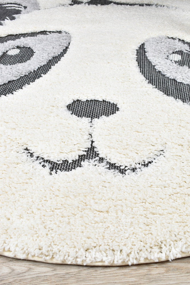 Kingdom Cream Ivory Kids Plush Panda Rug, [cheapest rugs online], [au rugs], [rugs australia]