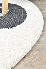 Kingdom Cream Ivory Black Kids Plush Panda Rug, [cheapest rugs online], [au rugs], [rugs australia]