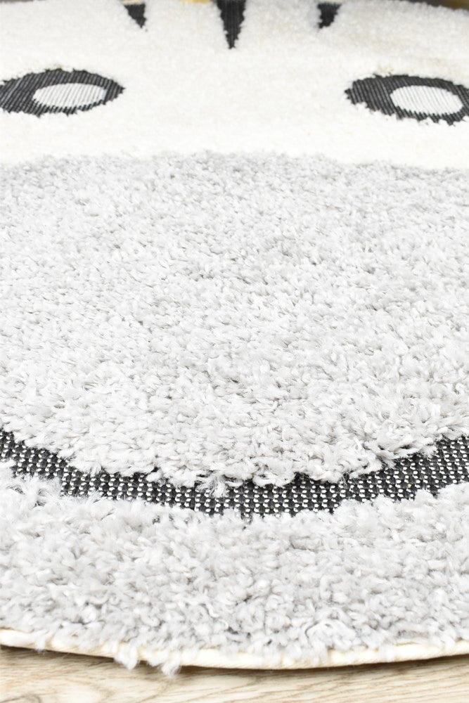 Kingdom Grey Silver Kids Plush Zebra Rug, [cheapest rugs online], [au rugs], [rugs australia]