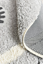 Kingdom Grey SIlver Kids Plush Owl Rug, [cheapest rugs online], [au rugs], [rugs australia]