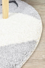 Kingdom Grey SIlver Kids Plush Fox Rug, [cheapest rugs online], [au rugs], [rugs australia]
