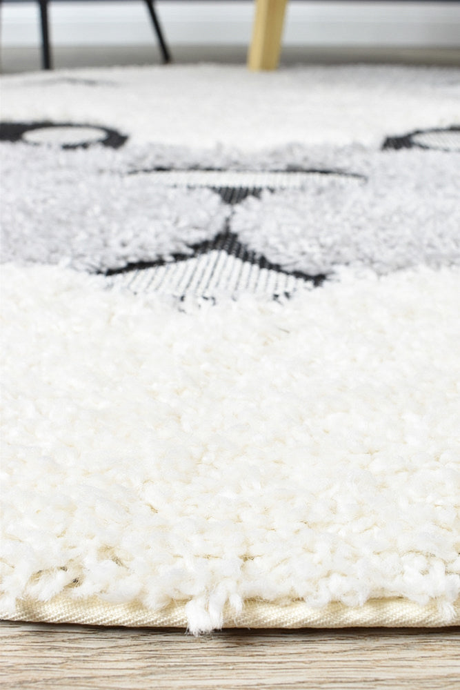 Kingdom Cream Ivory Kids Plush Cat Rug, [cheapest rugs online], [au rugs], [rugs australia]