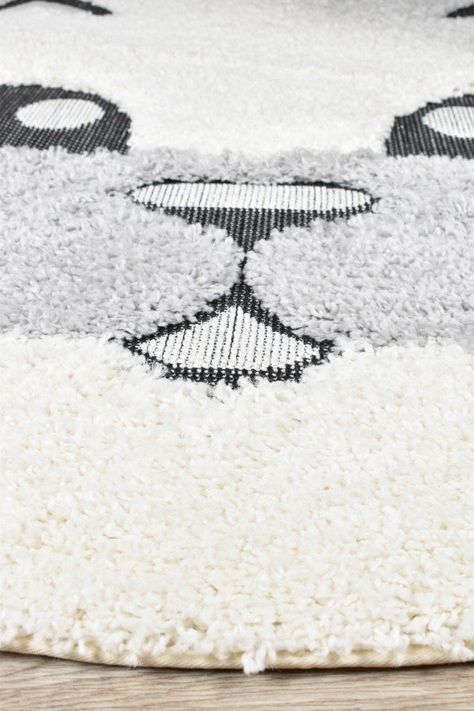 Kingdom Cream Ivory Kids Plush Cat Rug, [cheapest rugs online], [au rugs], [rugs australia]