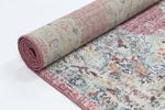 Clara Hollow Medalion Transitional Blush Rug - The Rugs