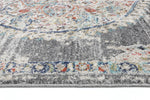 Clara Hollow Medalion Transitional Grey Rug - The Rugs