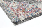 Clara Hollow Medalion Transitional Grey Rug - The Rugs