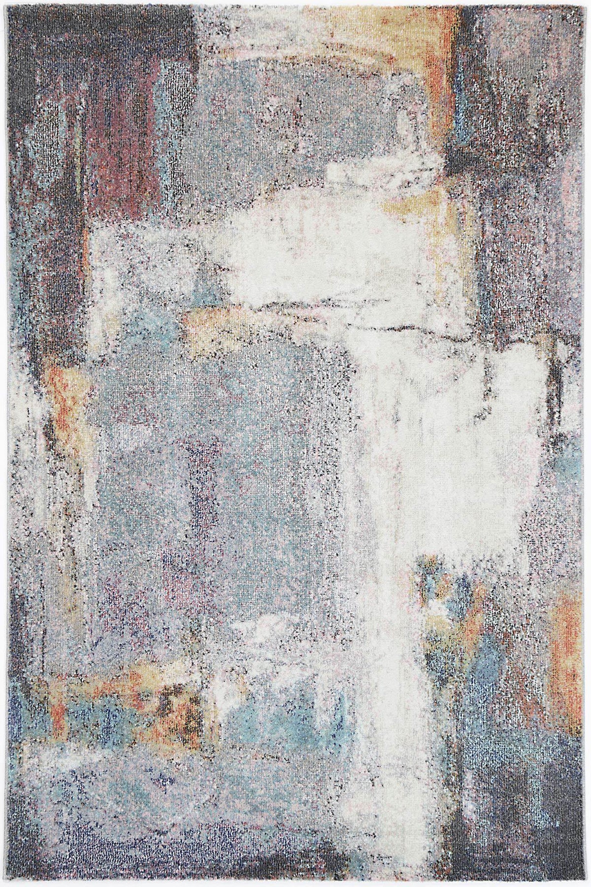 Clara Aveza Abstract Grey Rug - The Rugs