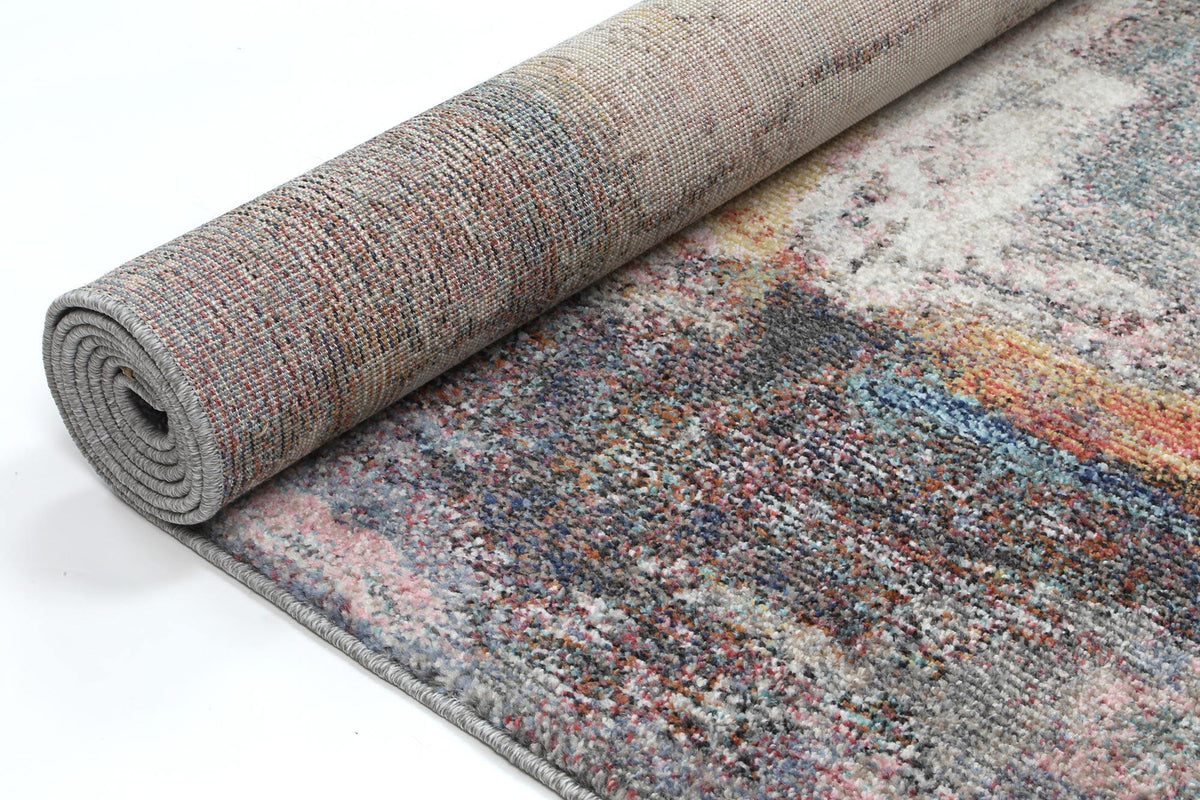 Clara Aveza Abstract Grey Rug - The Rugs