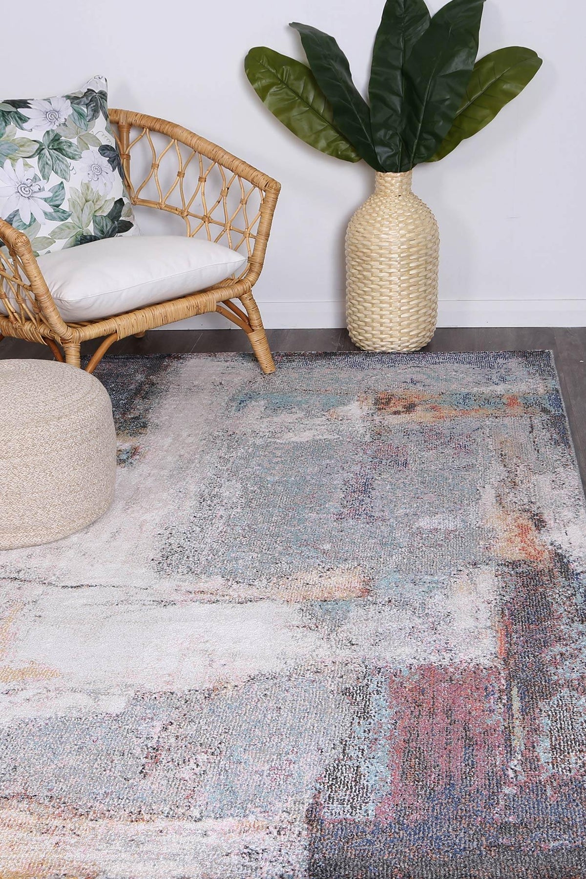 Clara Aveza Abstract Grey Rug - The Rugs