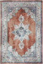 Clara Brentwood Transitional Rust Rug - The Rugs