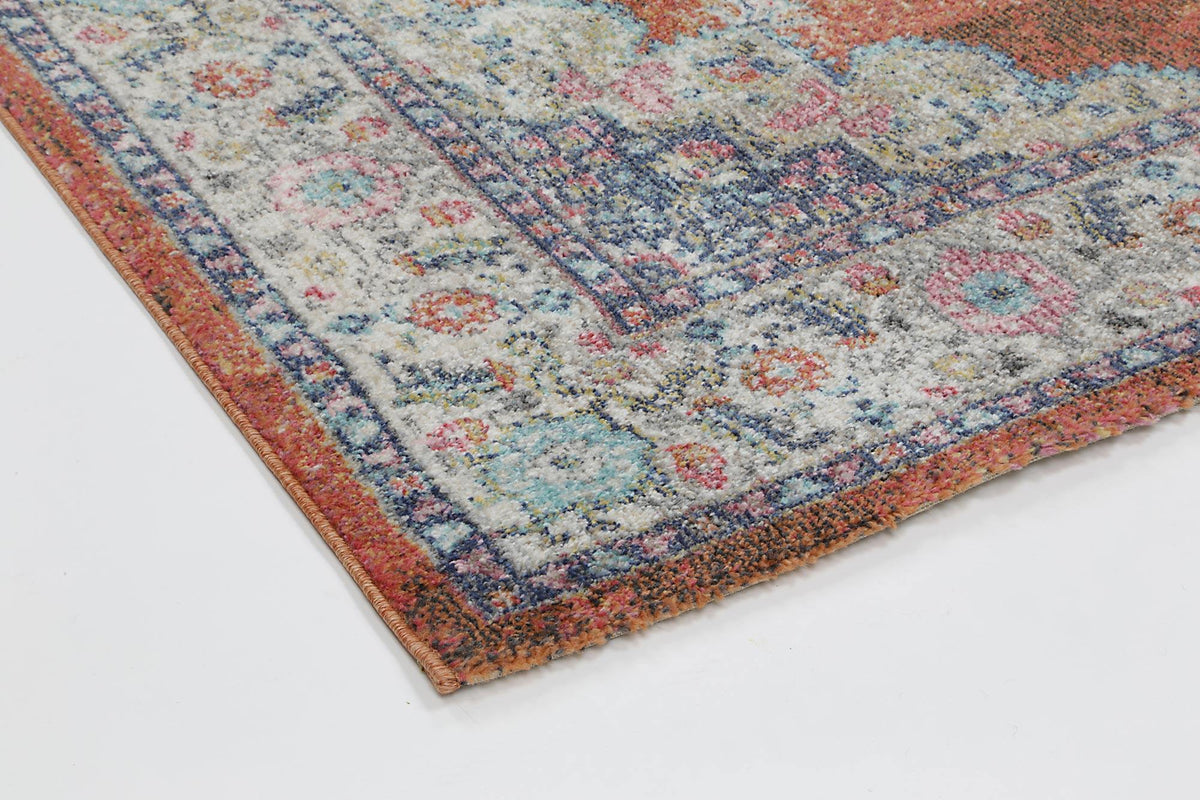 Clara Brentwood Transitional Rust Rug - The Rugs