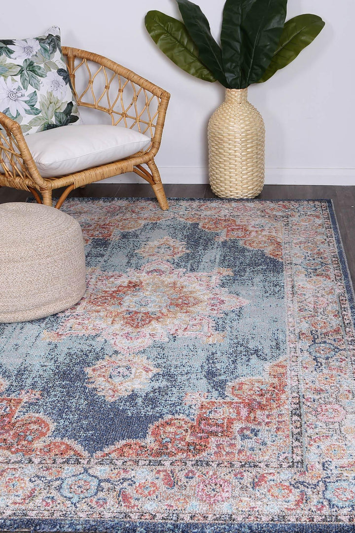 Clara Brentwood Transitional Navy Rug - The Rugs