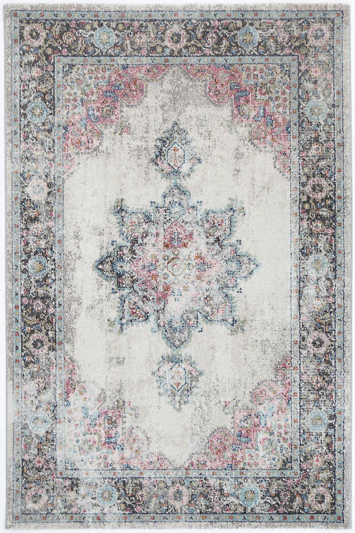 Clara Brentwood Transitional Cream Rug - The Rugs