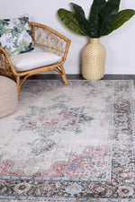 Clara Brentwood Transitional Cream Rug - The Rugs