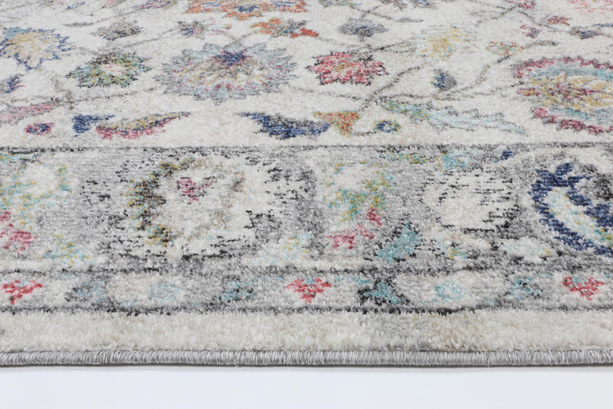 Clara Crystal Transitional Cream Rug - The Rugs
