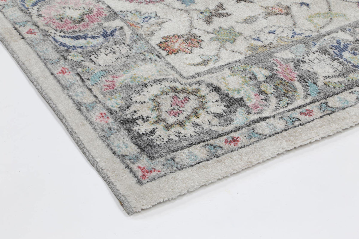 Clara Crystal Transitional Cream Rug - The Rugs