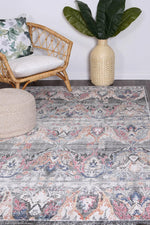 Clara Lyndhurst Transitional Muted Mullti Rug - The Rugs