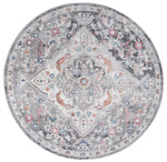 Clara Alexander Transitional Grey Round Rug - The Rugs