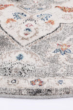 Clara Alexander Transitional Grey Round Rug - The Rugs